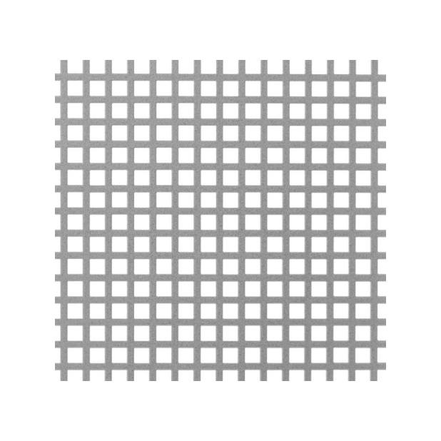 Děrované plechy NEREZ čtvercové řadové (Qr)